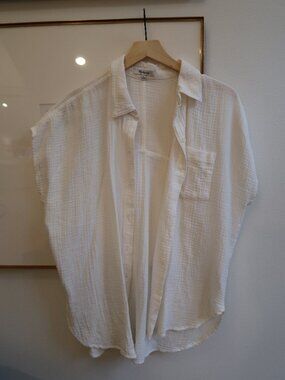 Madewell Gauze Button Down Top